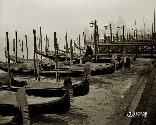 Timeless Winter portrait of two lovers Venice