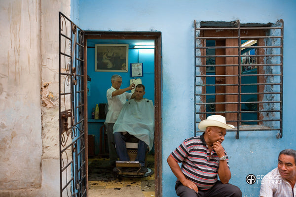 Back street barber shop Havana
