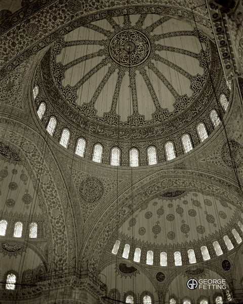 Exquisite detail stone inlay, Blue Mosque, Istanbul