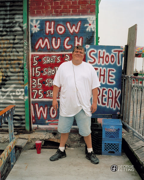 Sal the Coney Island side show vendor Shoot the freak 