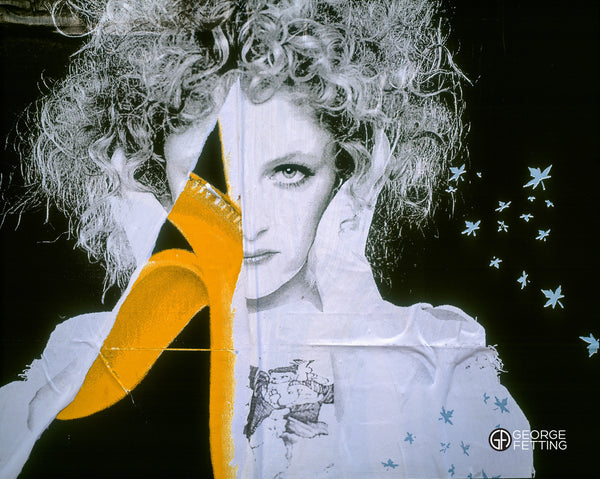 Abstract detail of poster art