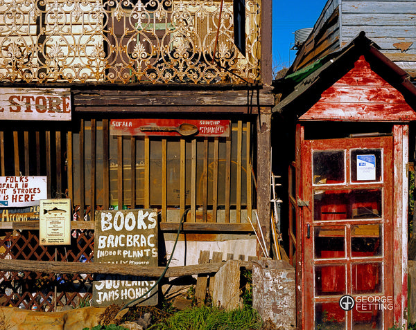 The much loved general store of Sofala before it burned to the ground