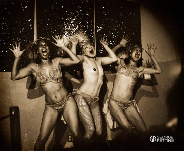 The girls hit a high note Burlesque Club Chelsea