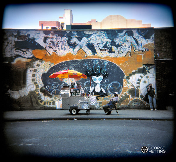 Hot Dog Man NYC - Holga Camera