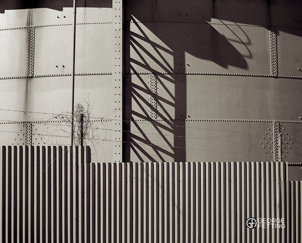 Black & White combination of textures, shadows &tones