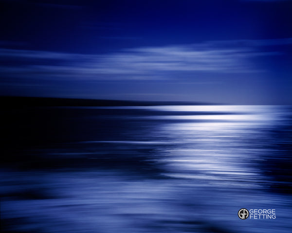 Sunstreaks paint the ocean all the way to the horizon